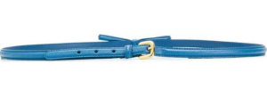 Thắt Lưng Prada Bow Blue Calfskin Skinny Belt 1CC156053F0215