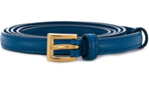 Thắt Lưng Prada Blue Saffiano Leather Belt 1C4067053F022
