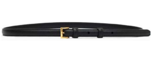 Thắt Lưng Prada Gold Buckle Black Saffiano Belt 1C4067053F0002
