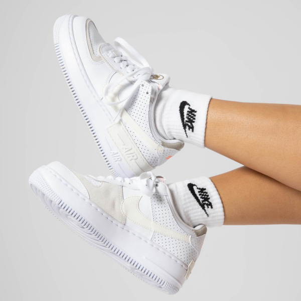 Giày Nike Wmns Air Force 1 Shadow 'White Atomic Pink' CZ8107 100 - Ảnh 5