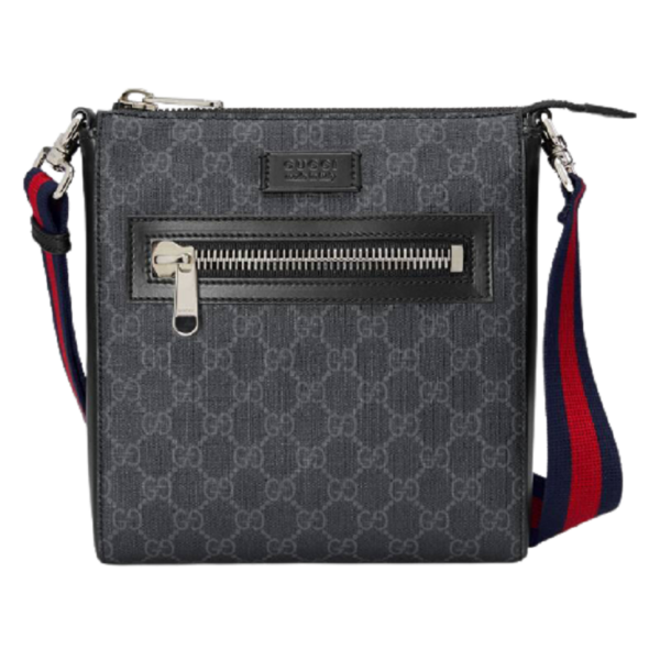 Túi Gucci GG Supreme Black Small Messenger Bag 523599 K5RLN 1095