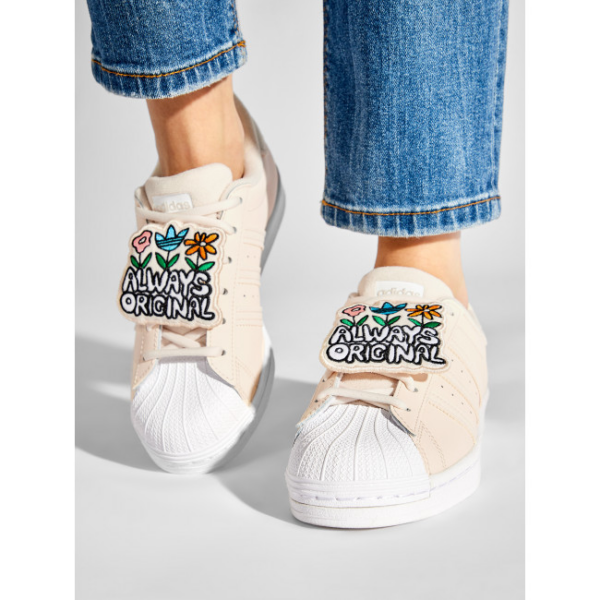 Giày Adidas Superstar 'Wonder White' GW0592 - Ảnh 3