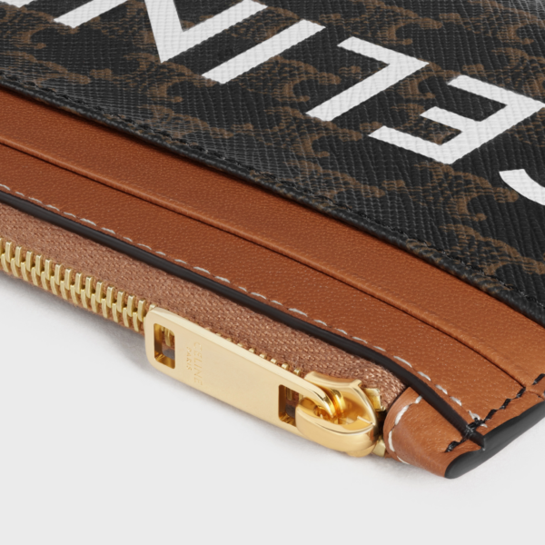 Túi Celine Zipped Lambskin With 'Celine Print' 10F672CQ6-04LU - Ảnh 5