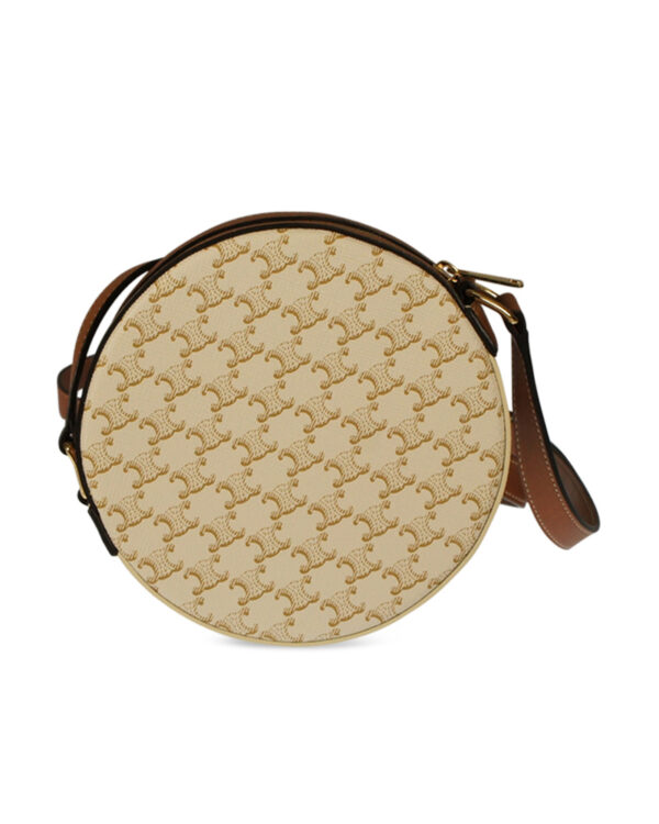Túi Celine Round Purse On Strap 'White Tan' 10G342CAM-01TA - Ảnh 2