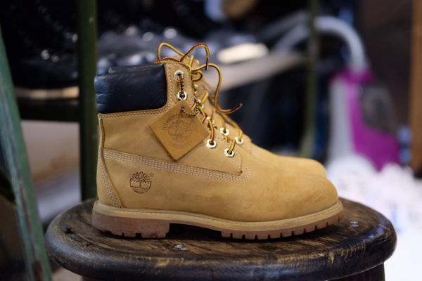 Giày Timberland 6 Inch Premium Lace Up Beige Flat Boots 10361W - Ảnh 2