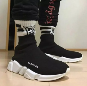 Alternative view of Giày Balenciaga Speed Trainer Mid 'Black' 458653-W05G0-1000