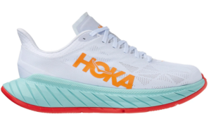 Giay Hoka Carbon X2 White Blue 1113527-WBOR