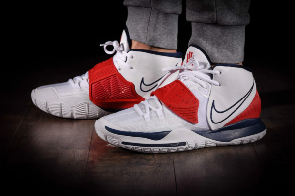 Giày Nike Kyrie 6 EP 'USA White' BQ4631-102 - Ảnh 8