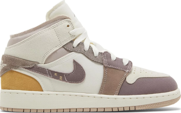 Giay Nike Air Jordan 1 Mid SE Craft GS 'Taupe Haze' DZ4466-102
