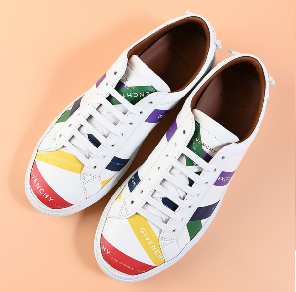 Giày Givenchy Logo Tape Print Sneakers In Multi BE0003E0K2-960 - Ảnh 2
