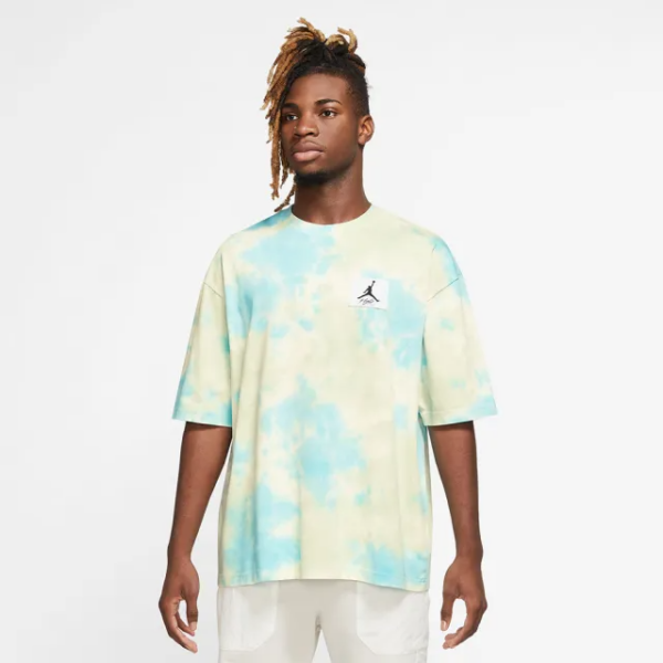 Ao Nike Ess Ovrsz Jordan Tee 'Bleach Aqua' DX9584-110