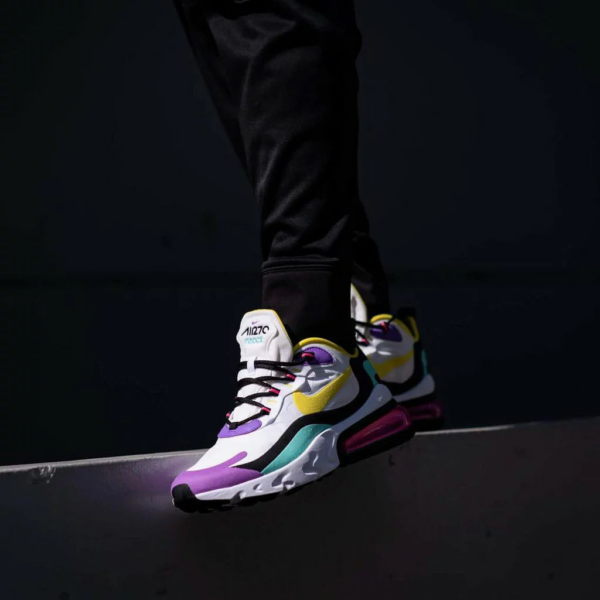 Giày Nike Air Max 270 React 'Bright Violet' AQ4971-101 - Ảnh 3