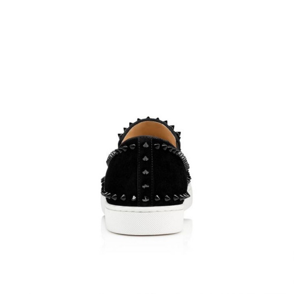 Giày Christian Louboutin Pik Boat 'Black' 1130280CM53 - Ảnh 4