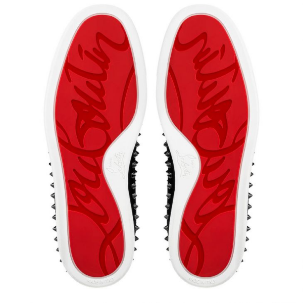 Giày Christian Louboutin Pik Boat 'Black' 1130280CM53 - Ảnh 2