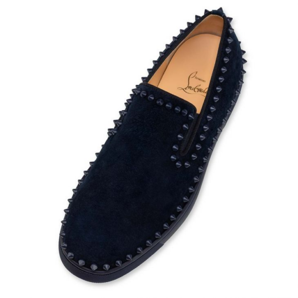 Giày Christian Louboutin Pik Boat 'Black' 1130280U829 - Ảnh 3