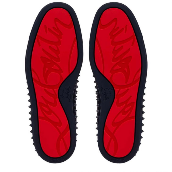 Giày Christian Louboutin Pik Boat 'Black' 1130280U829 - Ảnh 2