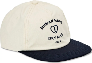 Mu Human Made 5 Panel Rip-Stop Cap 'White'