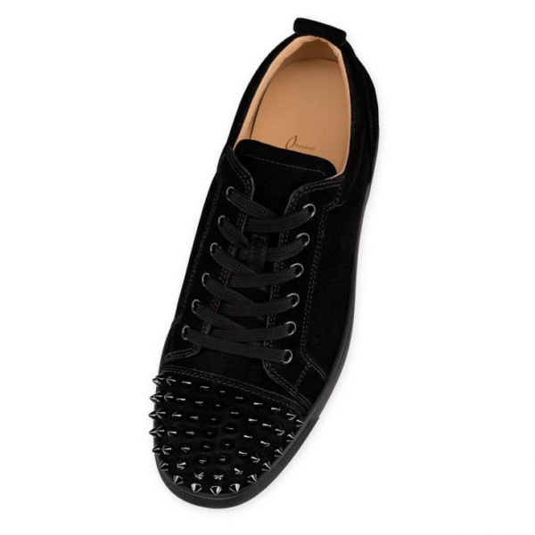 Giày Christian Louboutin Louis Junior Spikes 'Black' 1130575CM53 - Ảnh 2