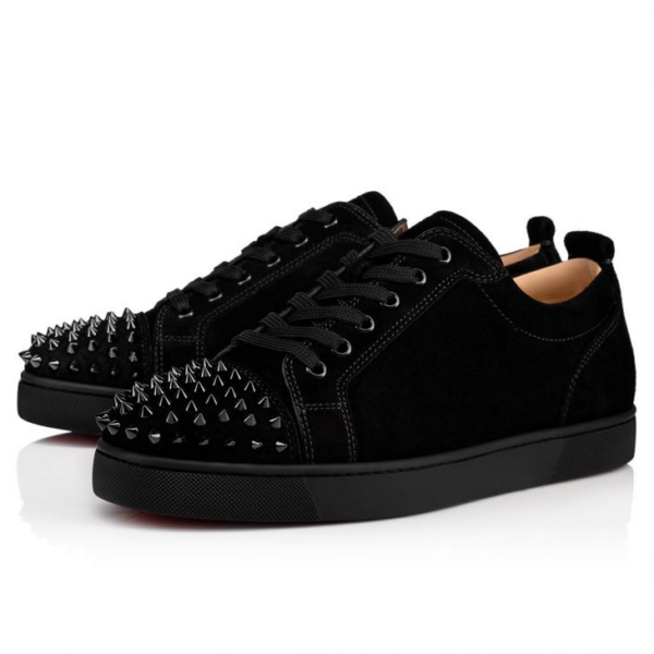 Giày Christian Louboutin Louis Junior Spikes 'Black' 1130575CM53 - Ảnh 5