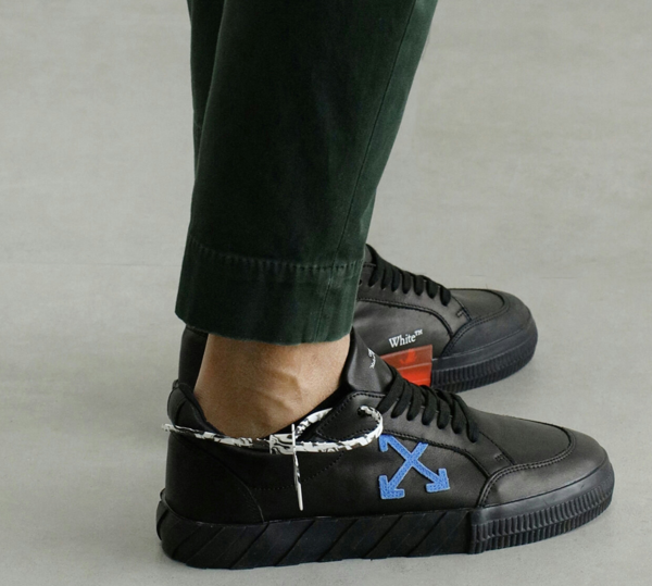 Giày Off-White Vulc Sneaker Low 'Black Blue' OMIA085R21LEA001-1045 - Ảnh 2