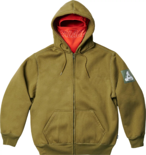 Ao Palace Facemask Shearling Thermal Hood 'Olive'