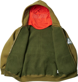 Ao Palace Facemask Shearling Thermal Hood 'Olive'