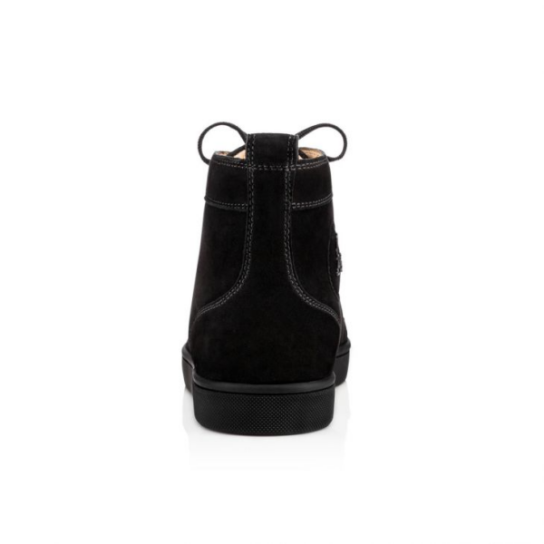 Giày Christian Louboutin Lou Spikes 'Black' 1140458B049 - Ảnh 3