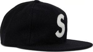 Mu Supreme Ebbets S Logo Fitted 6-Panel 'Black'