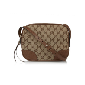 Túi Gucci Crossbody Shoulder Bag GG Canvas Leather Beige Brown