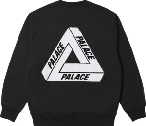 Ao Palace Fleece Tri-Ferg Crew 'Black'