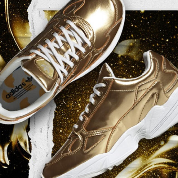 Giày Adidas Falcon Shoes Gold FV4318 - Ảnh 4