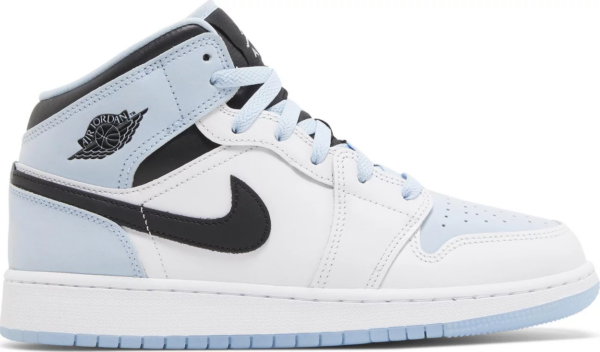 Giay Nike Air Jordan 1 Mid SE GS 'White Ice Blue' DV1337-104