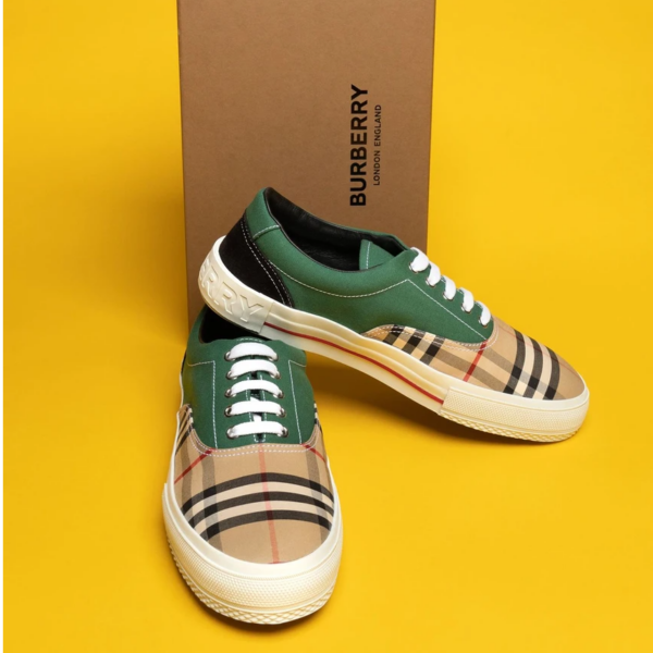Giày Burberry Vintage Beige Green 80248821 - Ảnh 2