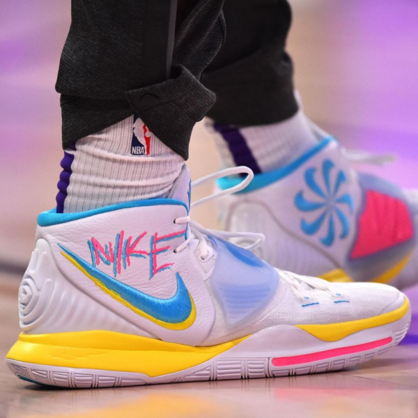 Giày Nike Kyrie 6 'Neon Graffiti' BQ4630-101 - Ảnh 3