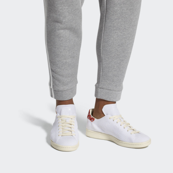 Giay Adidas Stan Smith Primeknit 'White Red' CQ2650