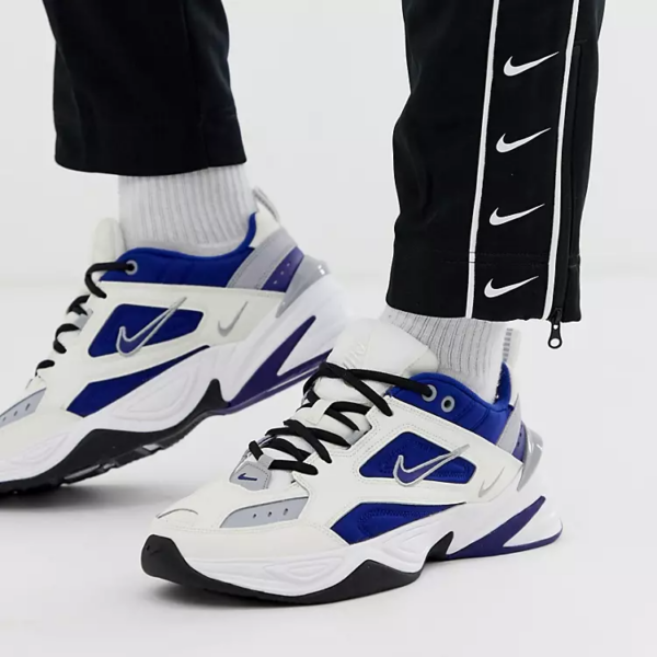 Giày Nike M2K Tekno 'Sail Deep Royal Blue' AV4789-103 - Ảnh 3