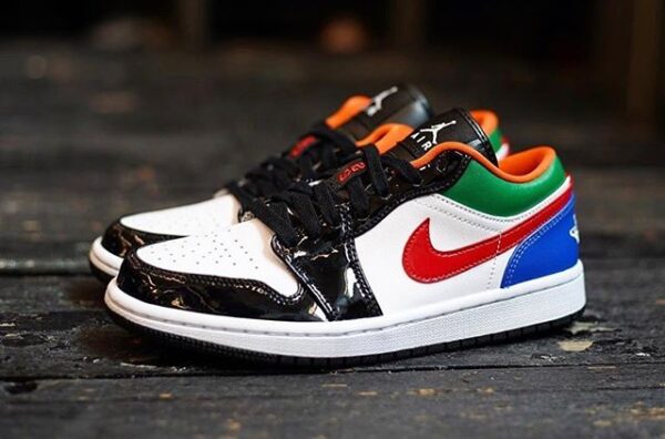 Giày Nike Air Jordan 1 Low 'Multicolor Black Toe' CZ4776-101 - Ảnh 4