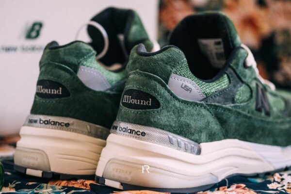 Giày New Balance JJJJound x 992 Made in USA 'Mossy Green' M992JJ - Ảnh 5