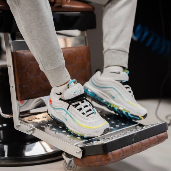 Giày Nike Air Max 97 'Worldwide Pack  White' CZ5607-100 - Ảnh 2