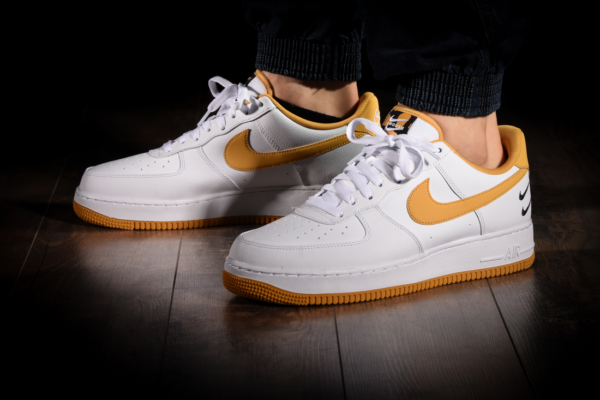 Giày Nike Air Force 1 '07 LV8 'Double Swoosh White Light Ginger' CT2300-100 - Ảnh 4