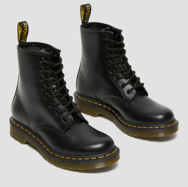 Giày Dr.Martens 1460 Women's Smooth Leather Lace Up 'Black' 11821006 - Ảnh 5