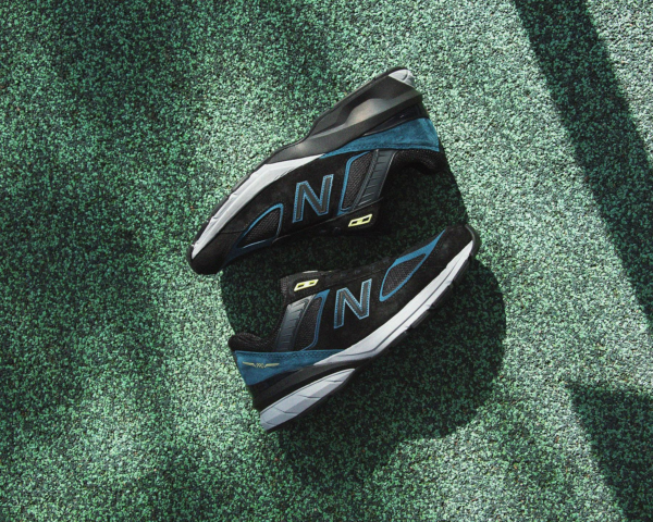 Giày New Balance 990v5 'Black Blue' M990DR5 - Ảnh 2
