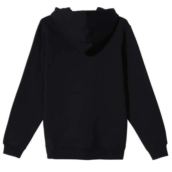 Áo Stussy Stock Logo Embroidered Hoodie Black - Ảnh 2