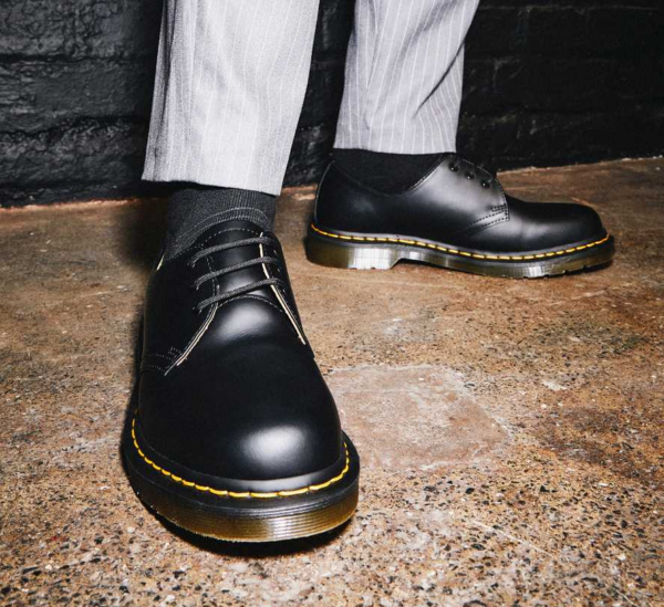 Giày Dr. Martens 1461 Black Smooth Leather 11838002 - Ảnh 3