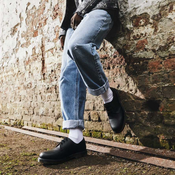 Giày Dr.Martens 1461 Plain Welt Smooth Leather Oxford 'Black' 11839002 - Ảnh 2