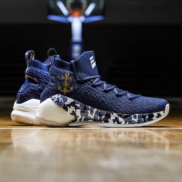 Giày Anta Signature Basketball 'Blue Camo' 11841101-6 - Ảnh 4