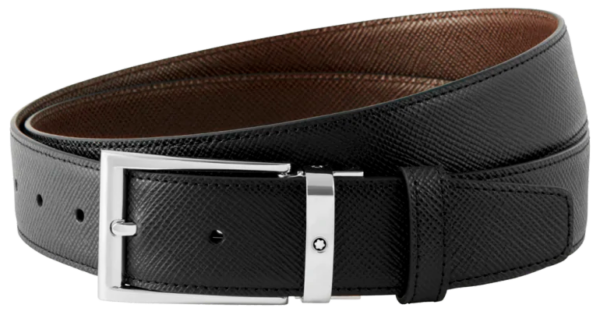 Dây Lưng Montblanc Reversible Cut-to-Size Business Belt 'Black Brown' 118436