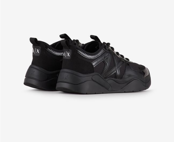Giày Armani Exchange With Chunky Sole 'Triple Black' 11912462MR - Ảnh 2