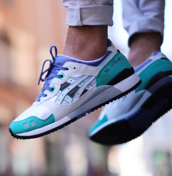 Giày Asics Gel Lyte 3 OG Retro 'Teal' 2020 1191A266-103 - Ảnh 2