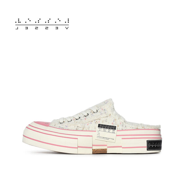 Giay xVESSEL G.O.P. Slip On 'White Tweed'